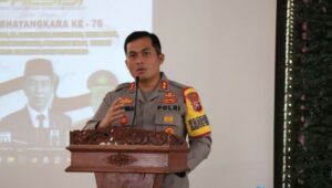 1 Suro Aman, Kapolres Bojonegoro Apresiasi Komitmen Perguruan Pencak Silat dan BKP