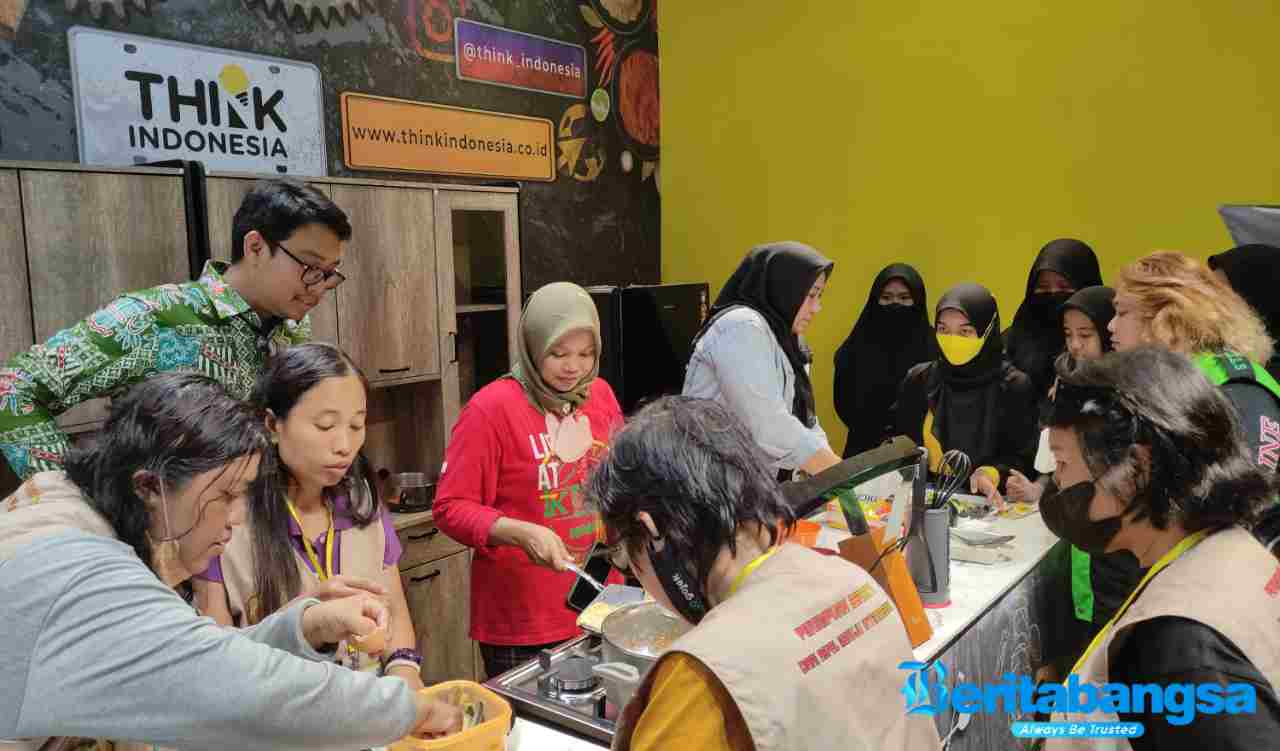 Foto: Peserta pelatihan di salah satu fasilitas Think Indonesia, Studio Kitchen Think Indonesia Activity Center & Workshop