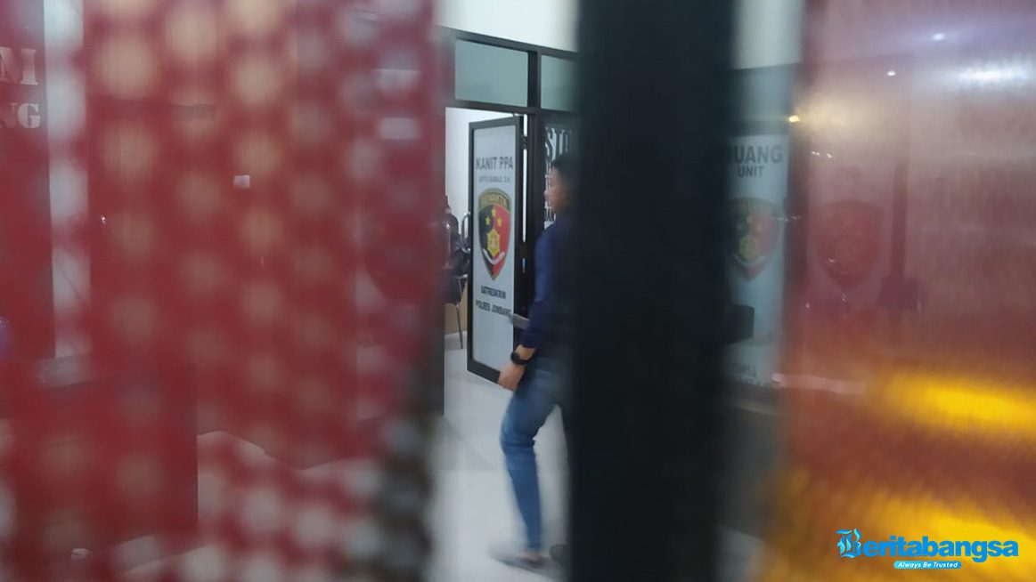 Penampakan dalam kantor Satreskrim Polres Jombang. (Foto: Faiz)