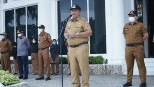 Wabup Asahan Pimpin Apel Gabungan Awal Agustus