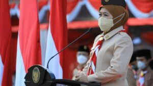 Bertolak ke Jambore Nasional XI, Gubernur Khofifah Titip Misi Kemanusiaan