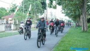 Bupati Asahan Gowes Lebih Kurang 23 Km