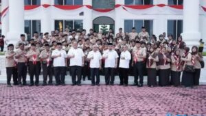 Bupati Asahan Lepas Kontingen Jamnas XI 2022 ke Cibubur