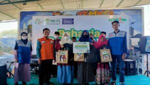 Santuni Anak Yatim, LMI Gelar Fun Game di Kolam Pancing