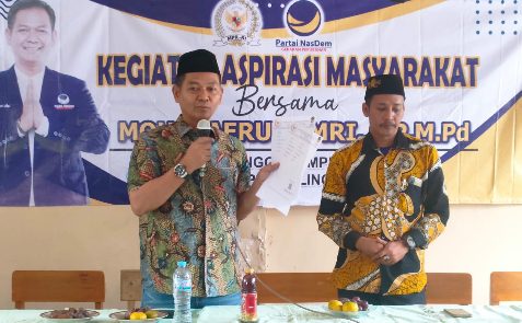 Anggota MPR RI Moh. Haerul Amri SP,. M.Pd dari Fraksi Partai NasDem saat menyampaikan soal perumusan pokok-pokok garis besar haluan negara (GBHN)