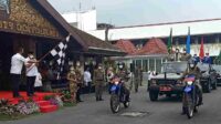 Wow! Kirab Bendera  Pataka Pemprov Jatim Tiba di Malang