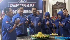 HUT ke-21, DPC Demokrat Kota Probolinggo All Out Dukung AHY Presiden