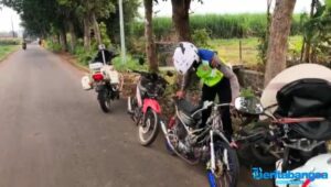 Polantas Kota Probolinggo Rutin Patroli di Jalan yang Kerap Digunakan Balap Liar