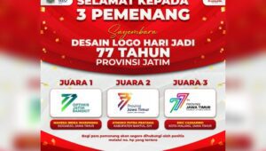 Inilah Pemenang Sayembara Logo Hari Jadi ke-77 Provinsi Jatim