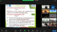 Tim KKN ITS Bantu Sertifikasi Halal Belasan UMKM