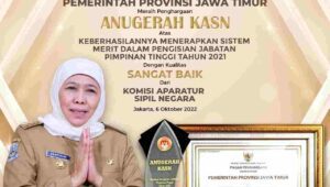 Jatim Juara Nasional Pengisian JPT 2021
