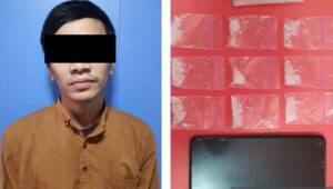 Penjual Accu Nyambi Jual Sabu Diamankan Polisi