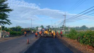 Pelebaran Jalan Nasional 20 Kilometer Telah Dikerjakan Pemkab Bojonegoro
