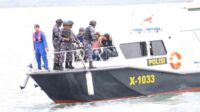 Jelang KTT G20, Polresta Banyuwangi  Simulasi Pengamanan di Selat Bali