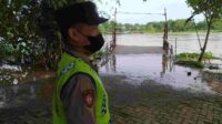 Air Sungai Brantas Meluap, Jasa Penyeberangan di Jombang Macet