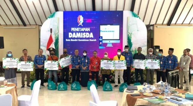 Keterangan foto: Pemkab Bojonegoro Launching data mandiri kemiskinan daerah BNBA