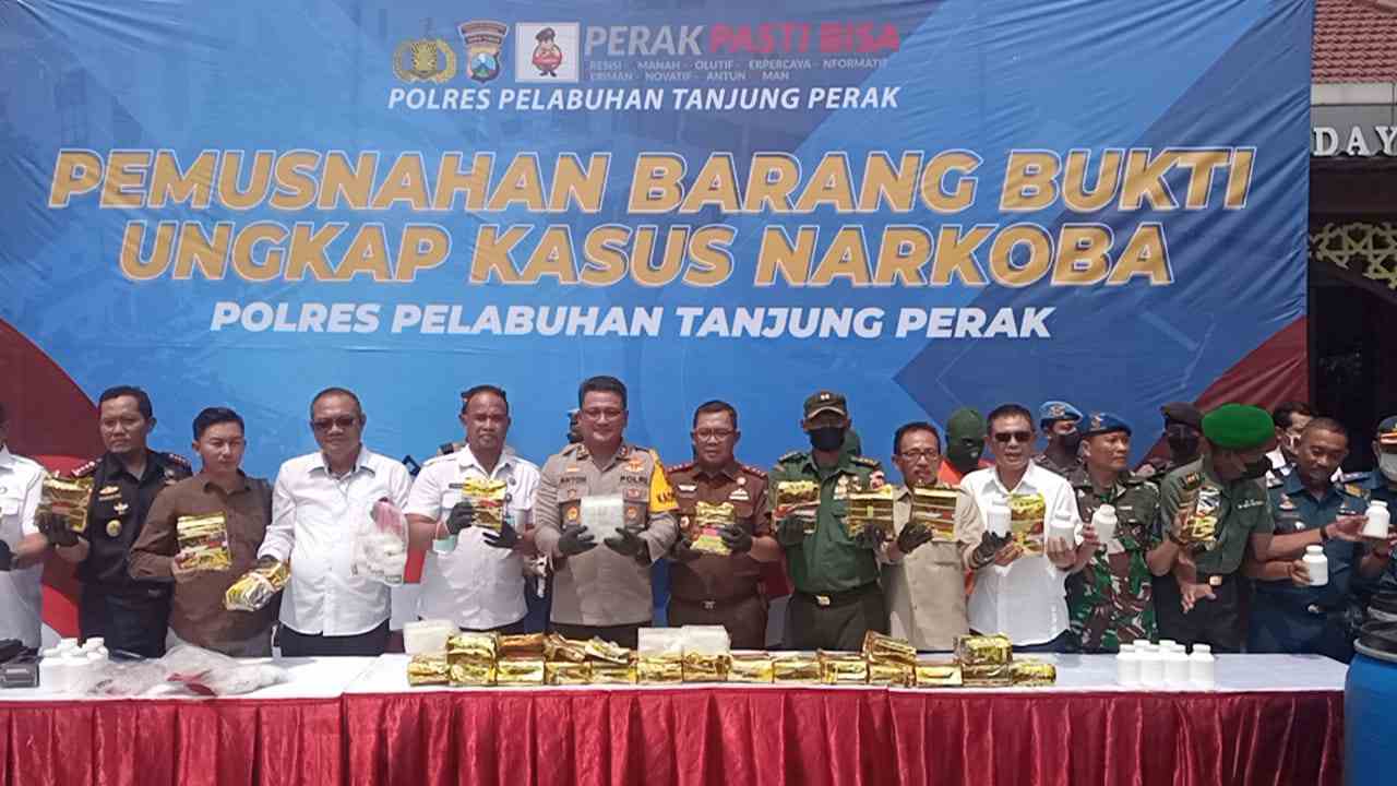 musnahkan narkoba