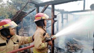 Dinas Damkar Gercep Tangani Kebakaran di Bojonegoro