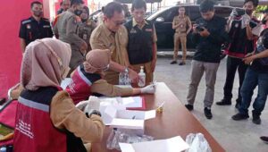 Hari Kedua, Pemkot Blitar Gelar Tes Urine Semua Anggota Satpol PP