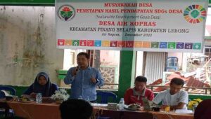 Pemdes Air Kopras Laksanakan Musdes PHP SDGs