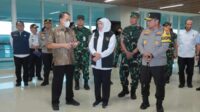 Jelang Nataru, Khofifah, Kapolda dan Danrem Koordinasi dengan BMKG