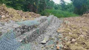 DPU SDA Bojonegoro Selamatkan 50 Rumah Warga, Penahan Tebing Kelar Akhir 2022