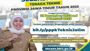 Seleksi Penerimaan PPPK Tenaga Teknis Pemprov Jatim Dibuka Hari ini