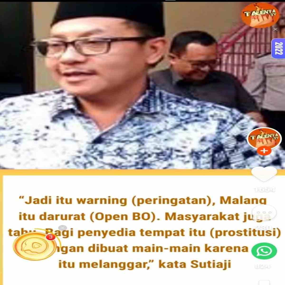Wali Kota Sutiaji