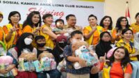Kolaborasi LCS Shining dan PT Matahari Sakti, Gelar Baksos Beri Santunan ke YKI