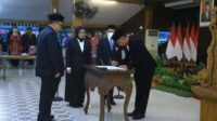 Lantik Sekda Baru, Wabup Timbul Prihanjoko Ingatkan Soal Inovasi