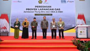 Proyek JTB dan Lapangan Gas MDH-MBH Diresmikan Wapres RI