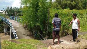 Tanggul Kali Konto Tergerus 300 Meter, Jembatan di Jombang Putus