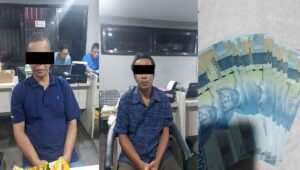 Polres Tanjung Perak Amankan 2 Produsen dan Pengedar Uang Palsu