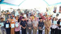 Bupati Blitar Bagikan 691 Sertifikat Tanah di Desa Karangrejo dan Sidodadi Kecamatan Garum