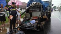2 Bus, Truk dan Pikap Kecelakaan Beruntun di Jombang, Sopir dan Penumpang Luka-luka
