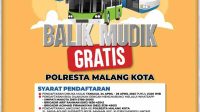 Polresta Malang Kota Buka Layanan Balik Mudik Gratis Malang – Semarang – Jakarta