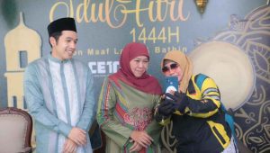 Open House di Grahadi, Gubernur Khofifah Gayeng dan Lebur Tanpa Sekat