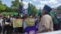 Massa Nusa Bangsa Kepung PWNU, Minta RI 1 Nasionalis, RI 2 dari NU