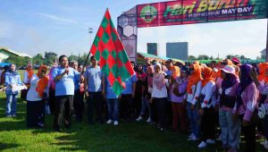 May Day di Blora Diisi Tasyakuran dan Olahraga Bersama