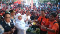 May Day Surabaya, Gubernur Khofifah Siap Kawal Tujuh Point Rekomendasi Buruh