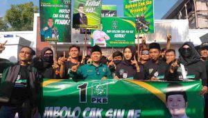 Bacaleg PKB Geruduk KPU Diiringi Club RX King se Blora