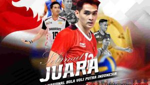 Timnas Voli Putra Raih Hattrick Emas, Gubernur Khofifah : Tujuh Punggawa Atlit Terbaik Jawa Timur Harumkan Nama Indonesia