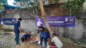 Peduli Warga, Atang Irawan Kurban di Kabupaten Blora
