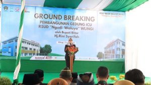 Bupati Blitar Hadiri Ground Breaking Pembangunan Gedung ICU di RSUD Ngudi Waluyo 