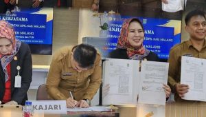 Disdukcapil Tandatangani PKS Perdata dan TUN dengan Kejari Malang