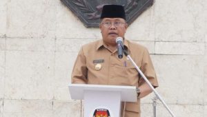 Wako Blitar Sambut Kirab Pemilu 2024 di Monumen Daidan Peta