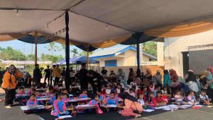 Lomba Mewarnai di Desa Panduman Gerakkan Ekonomi Lokal