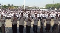 Ratusan Ribu Pelajar di Jombang Pecahkan 3 Rekor MURI