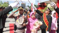 Pedang Pora Sambut Kapolres Blora AKBP Agus Puryadi  