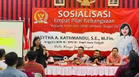 Anggota DPR RI Casytha A Kathmandu Gelar Sosialisasi 4 Pilar Kebangsaan